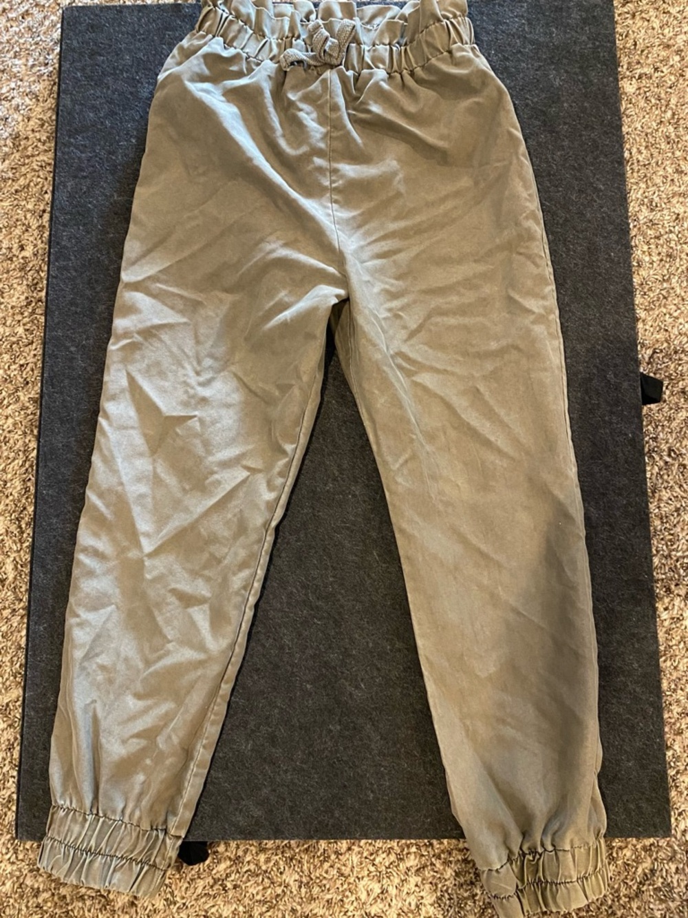 art class Olive Green Jogger Sweatpants for Kids